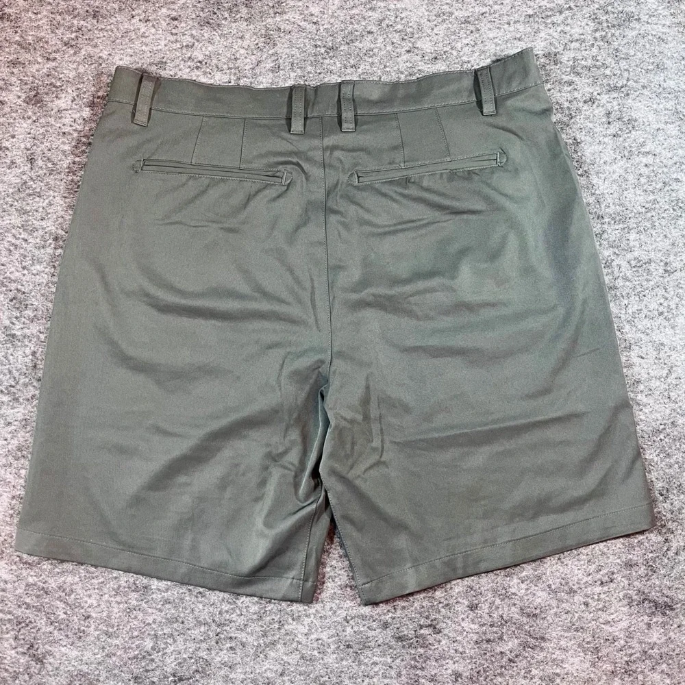 Mister New York Technical Chino Shorts Mens 36 Charcoal Gray Golf‎ Performance